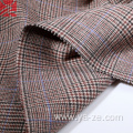 double-faced tweed houndstooth wool fabric for overcoat